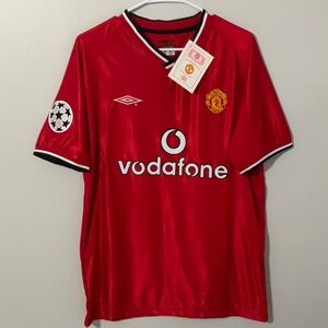 Manchester United Beckham 2001-02 Uefa Champions Jersey Size Various